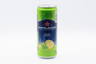 Напиток San Pellegrino Лимон Мята 330 мл ж/б