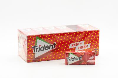 Жевательная резинка Trident без сахара со вкусом клубники 14 гр