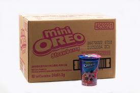 Печенье Oreo мини c клубничным кремом 61,3 гр