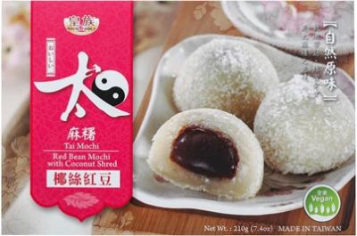 Десерт Royal Family Mochi с начинкой из красной фасоли с кокосовой стружкой 210 гр