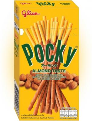 Бисквитные палочки Pocky с миндалем 43,5 гр