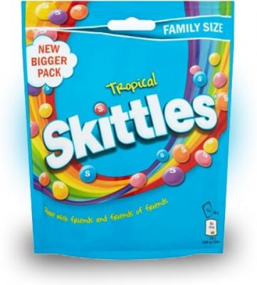 Драже Skittles Tropical 196 гр